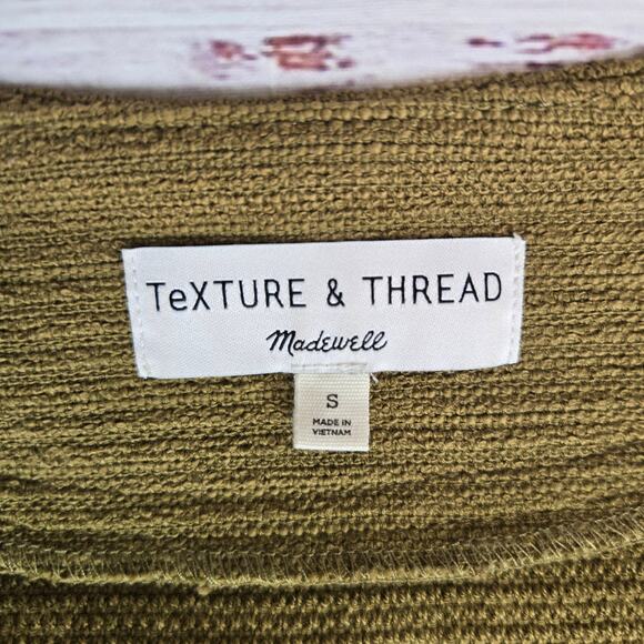 Madewell Texture & Thred Wrap Jacket S Missing Sash Excellent as Open Cardigan - Picture 7 of 14